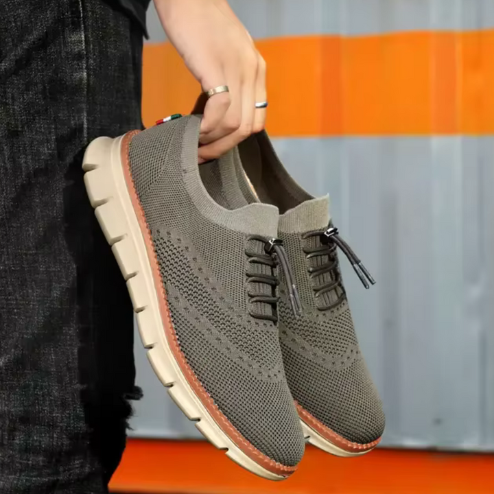 Noah Laufschuhe | Flache Low-Top Herrenschuhe mit Rundzehen-Design