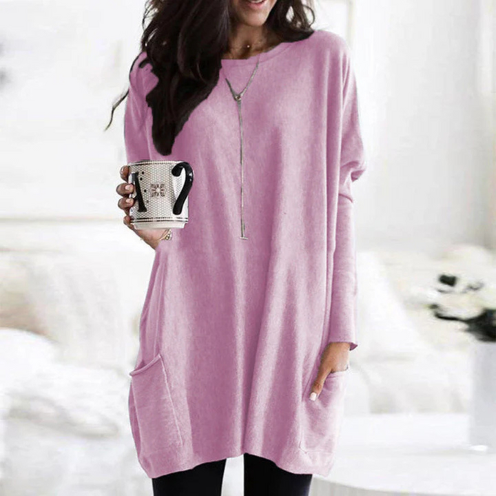 Strickkleid für den Herbst - Stilvolle Lange Pullover-kleid für Damen