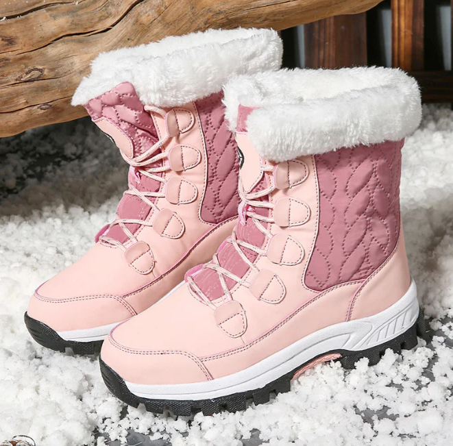 Warme Damenwinterstiefel | Outdoorstiefel mit atmungsaktiver Außenschicht