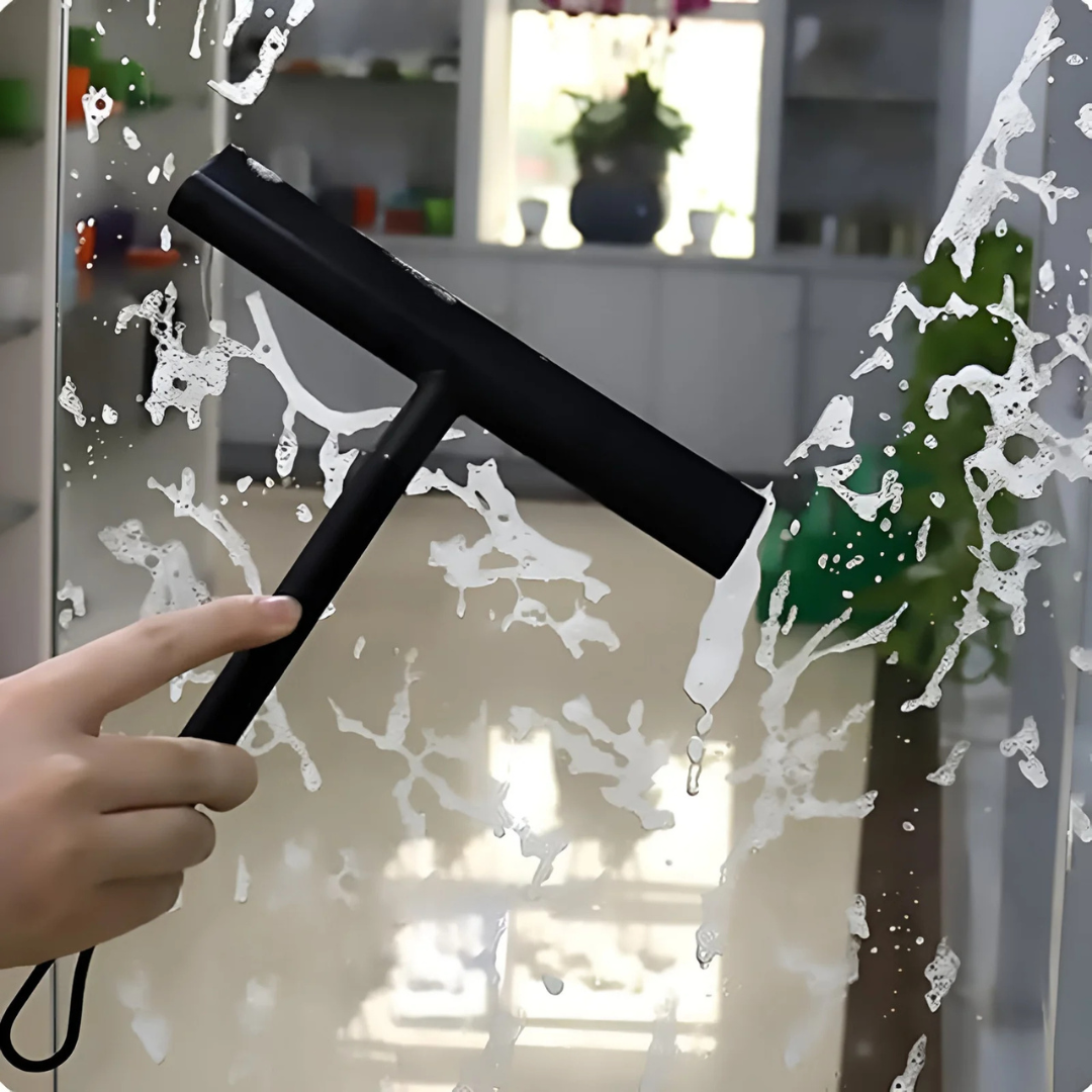 Silikon-Duschabzieher | Professioneller Abzieher für streifenfreie Glasreinigung