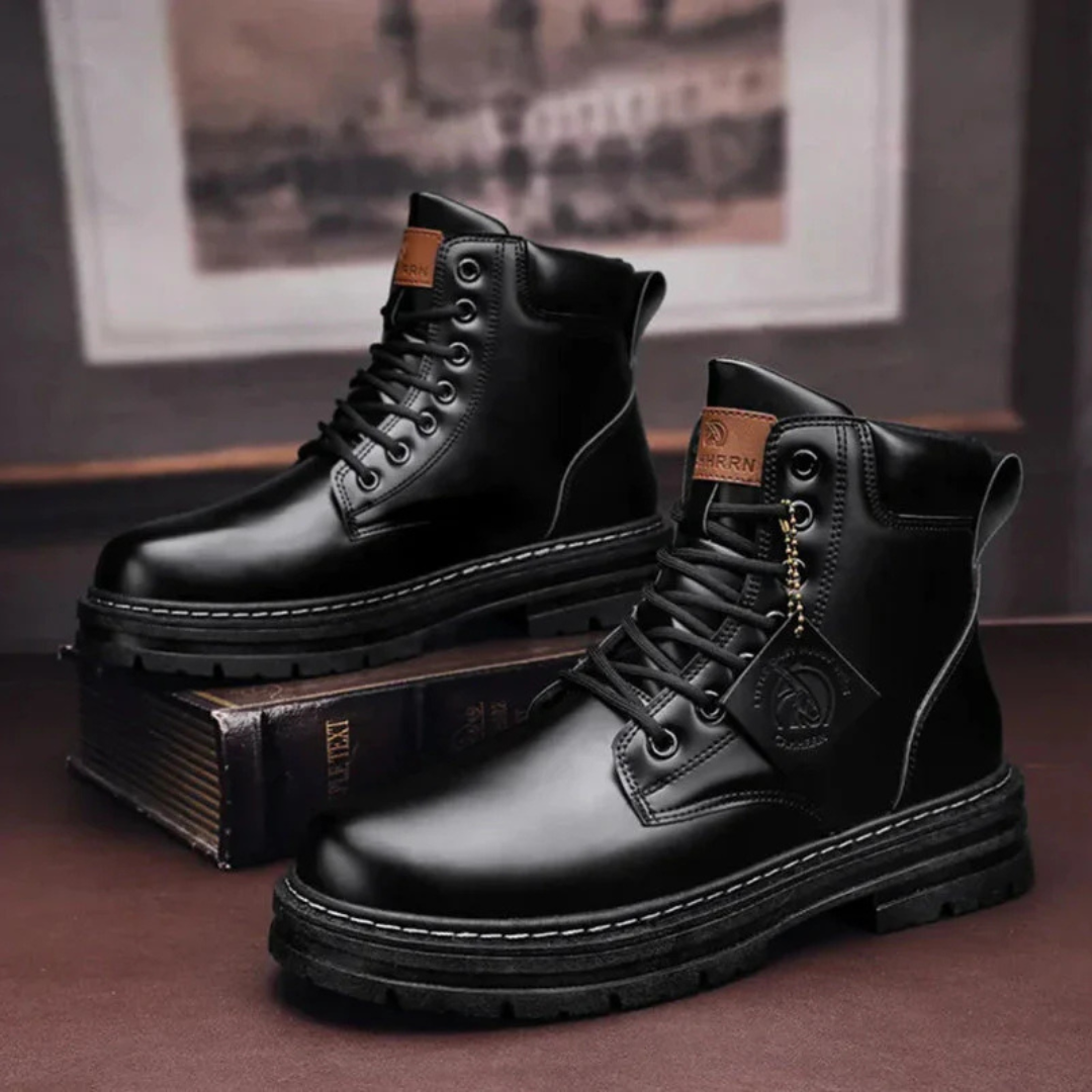 Ultraleichte Delta Stiefeletten für Kalte Tage - Klassische Wasserdichte Schnürstiefel für Herren