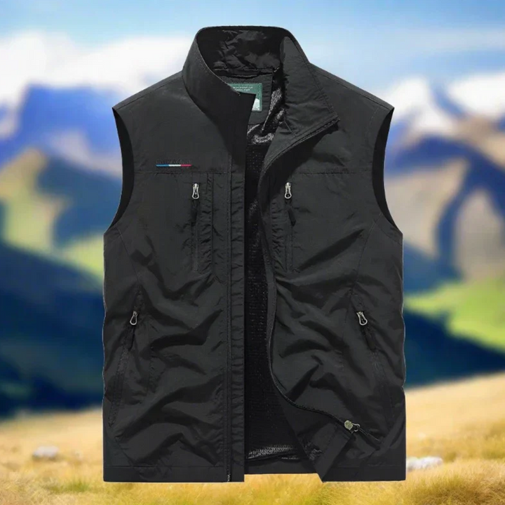 Stefan Outdoor-Weste | Funktionale Herrenweste mit Wasserschutz für Männer