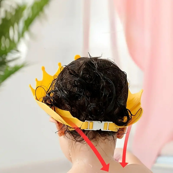 SplashSafe Krone | Anti-Wasser- und Shampoo-Badehaube