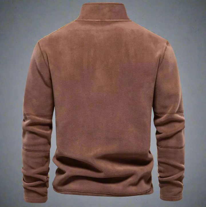 Fleece Pullover Herren | Kuscheliges Design mit halbem Reißverschluss
