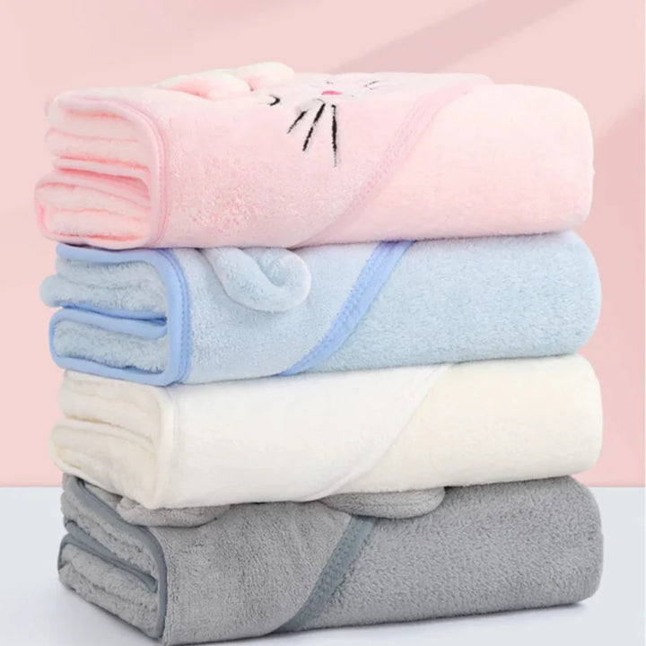 Baby Badcape | Weiches Badehandtuch für Babys