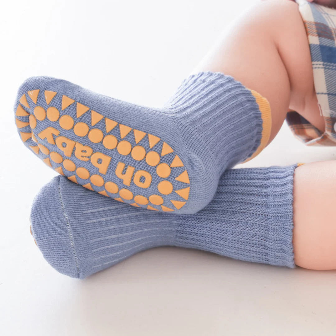 Anti-Rutsch Socken | Niedliches 3er-Set Anti-Rutsch-Socken für Kinder