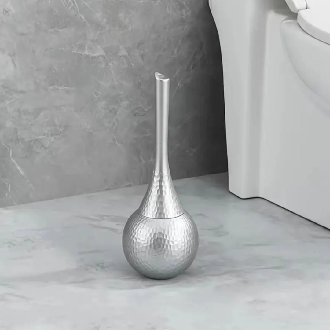 Imperial Gleam Toilettenbürste | Elegante WC-Bürste mit Halterung