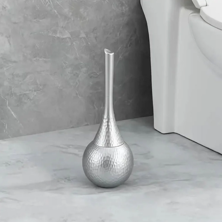 Imperial Gleam Toilettenbürste | Elegante WC-Bürste mit Halterung