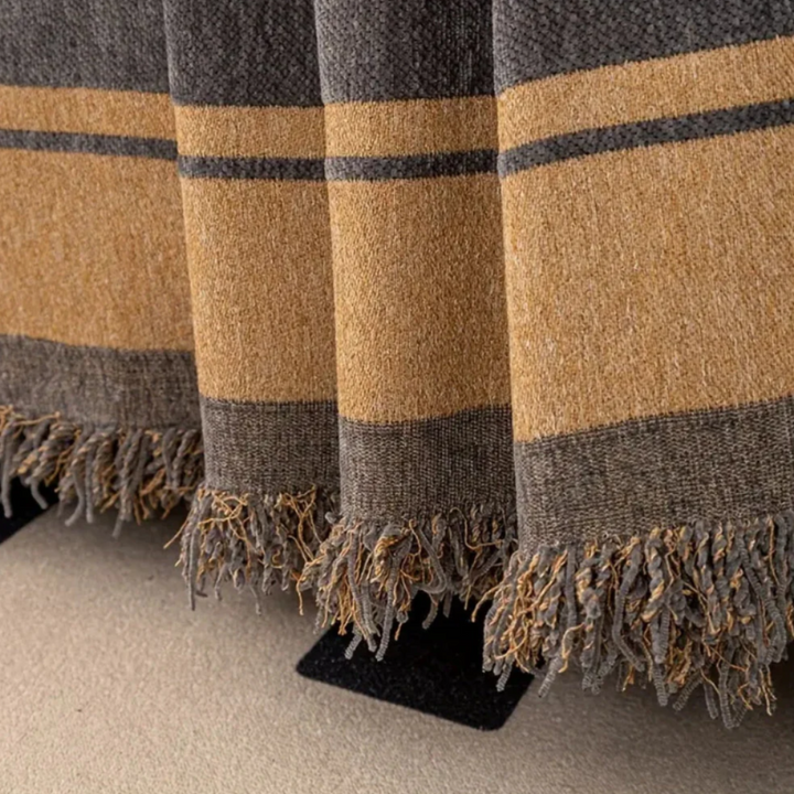 Safari Tiger Chenille Sofabezug | Wendbare Premium-Sofaabdeckung mit Tigermuster