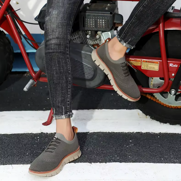 Noah Laufschuhe | Flache Low-Top Herrenschuhe mit Rundzehen-Design
