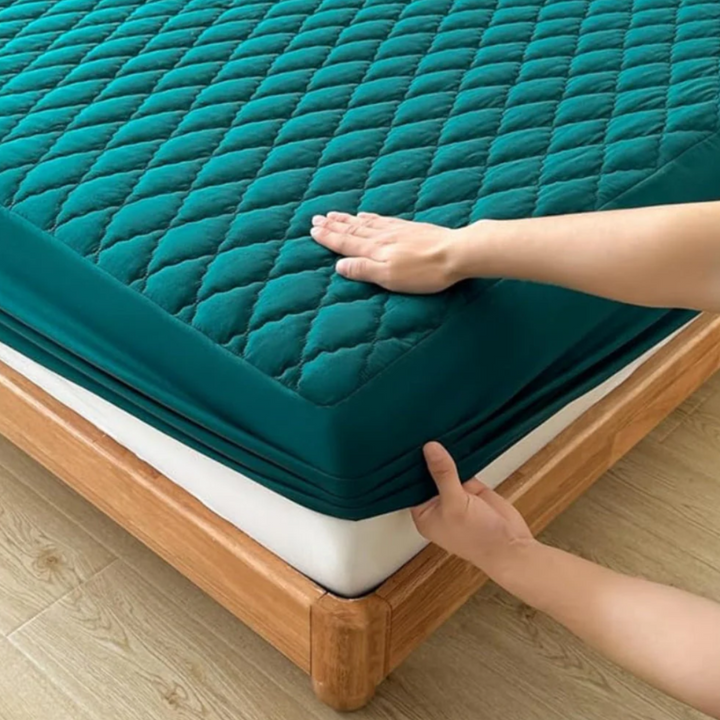 Wasserdichtes Spannbettlaken-Set | Luxuriöse Matratzenschutz-Bettwäsche mit Komfort-Oberfläche