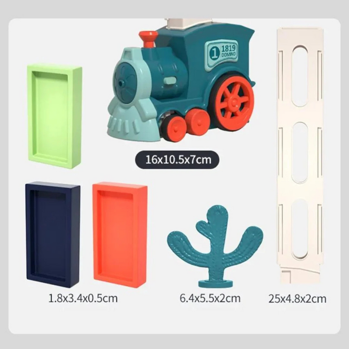 Montessori Domino-Zug | Dominospiel für Kinder