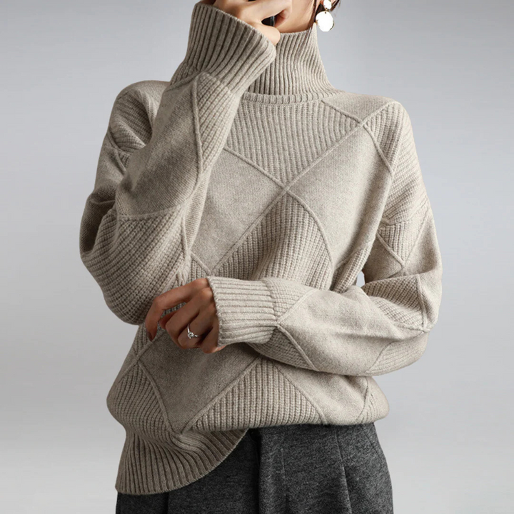 Rollkragenpullover für den Kalte Tage - Kuscheliger Kaschmir Pullover für Damen
