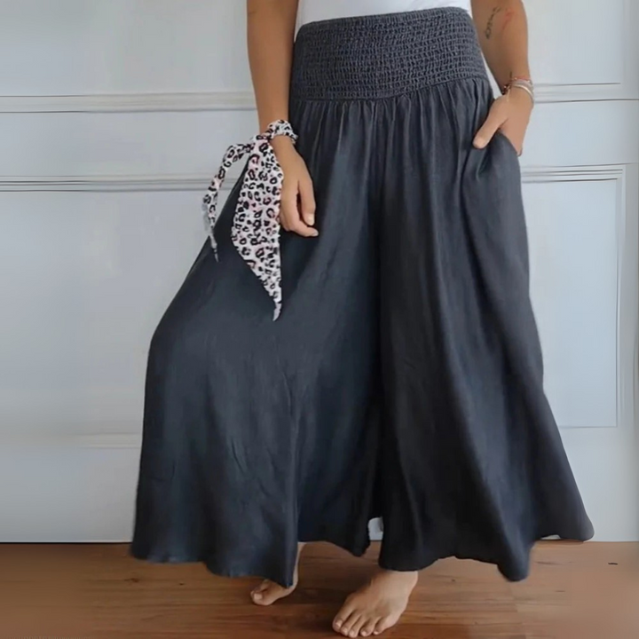 Gisela Palazzo-Hose | Bequeme Weite-Hosen mit High-Waist für Frauen