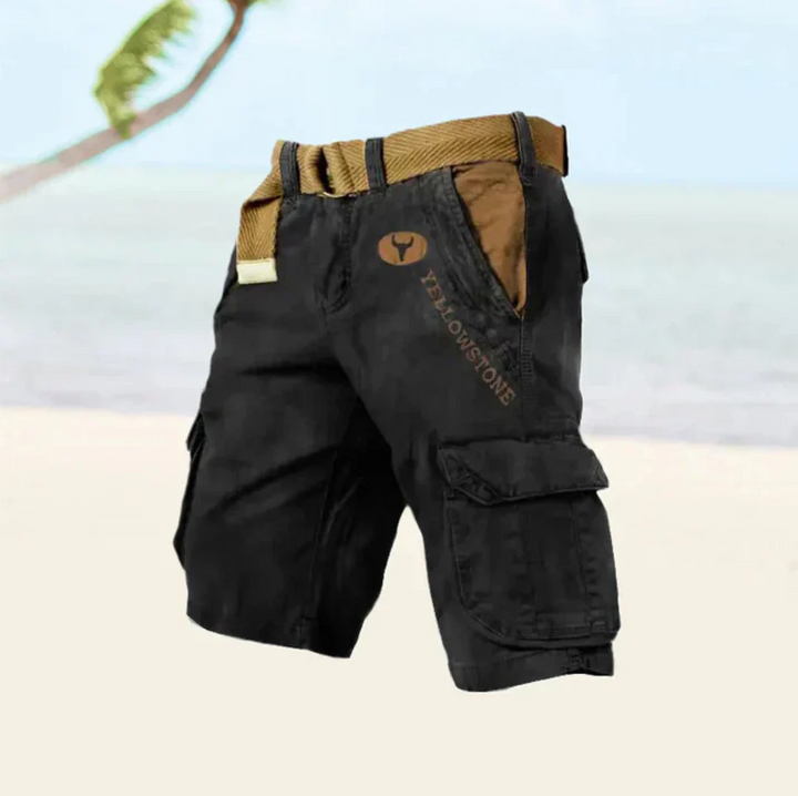 Herren Cargo Shorts | Leichte Sommer-Outdoor Shorts mit sechs Taschen
