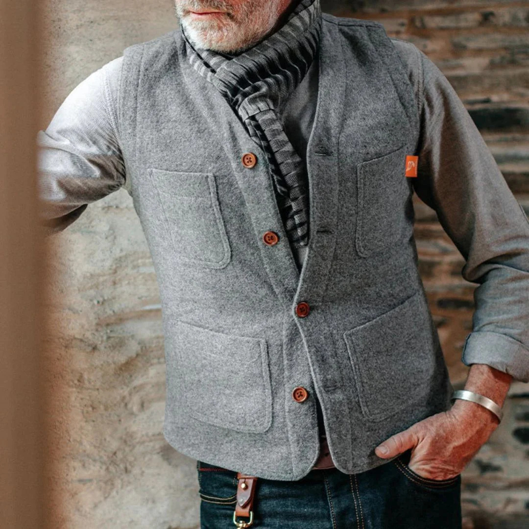 Matthias Strickweste Oktoberfest | Elegante Herren Weste im Casual-Style