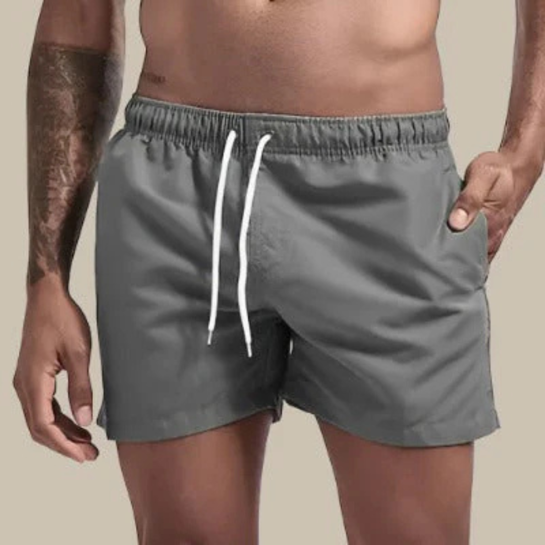 Felix Badeshorts | Premium Graue Herren Schwimmshorts Schnelltrocknend