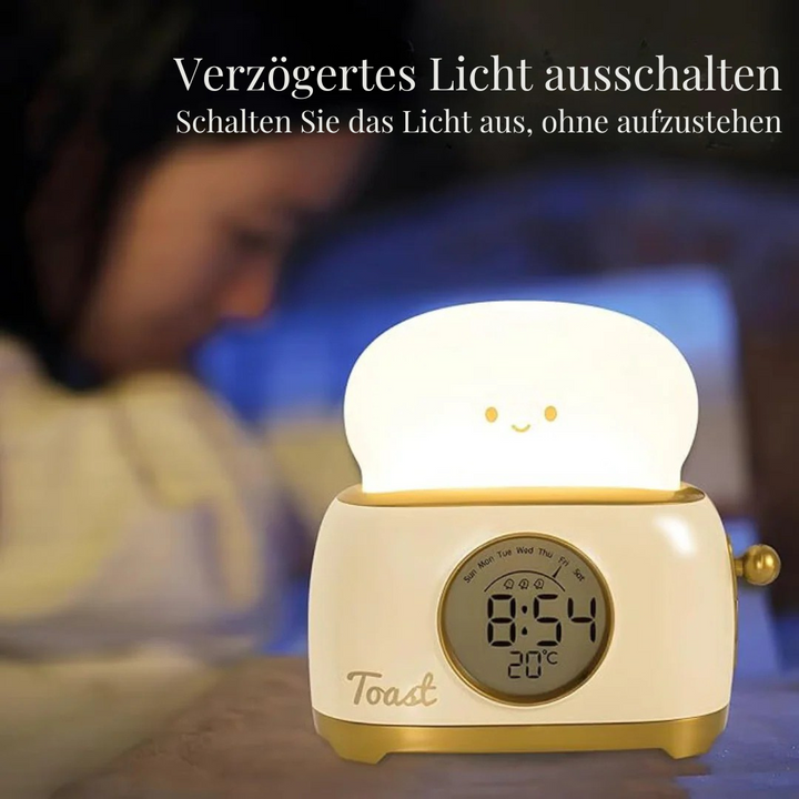 Toasty Wecker | Nachtlicht und Wecker in einem für das Kinderzimmer