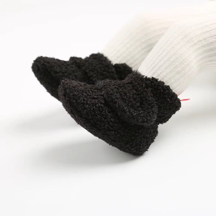 Teddy Hausschuhe | Warm gefütterte Kinderhausschuhe gegen kalte Füße