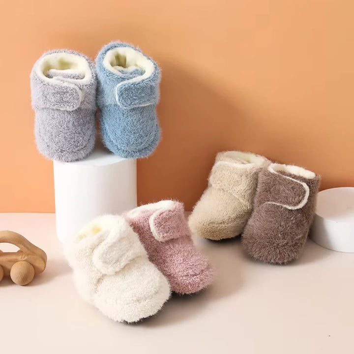 Fluffy Comfy Booties | Warme Socken-Hausschuhe mit Teddyfutter für Kinder
