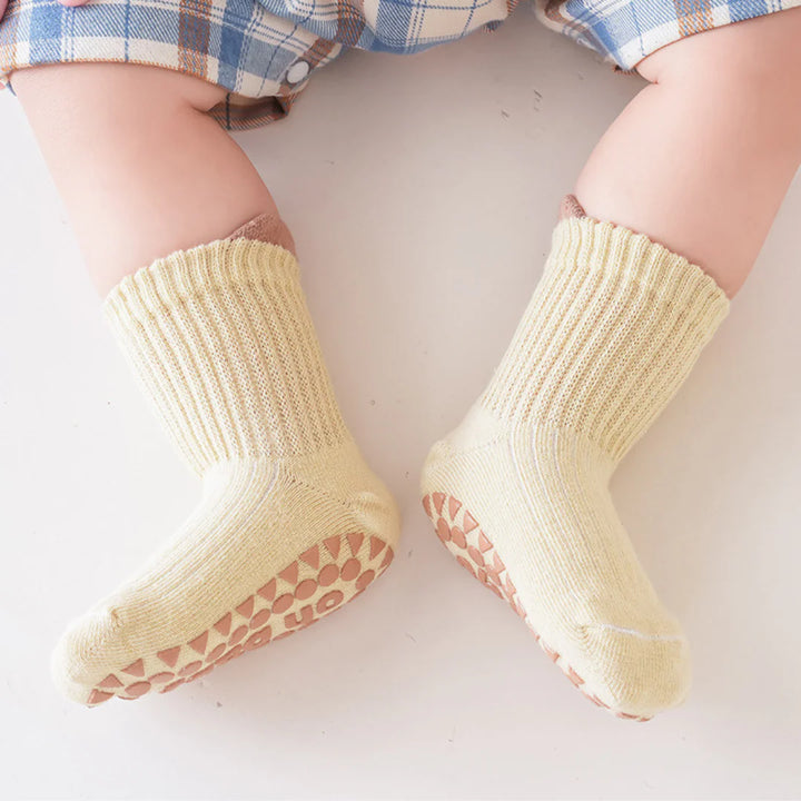 Anti-Rutsch Socken | Niedliches 3er-Set Anti-Rutsch-Socken für Kinder
