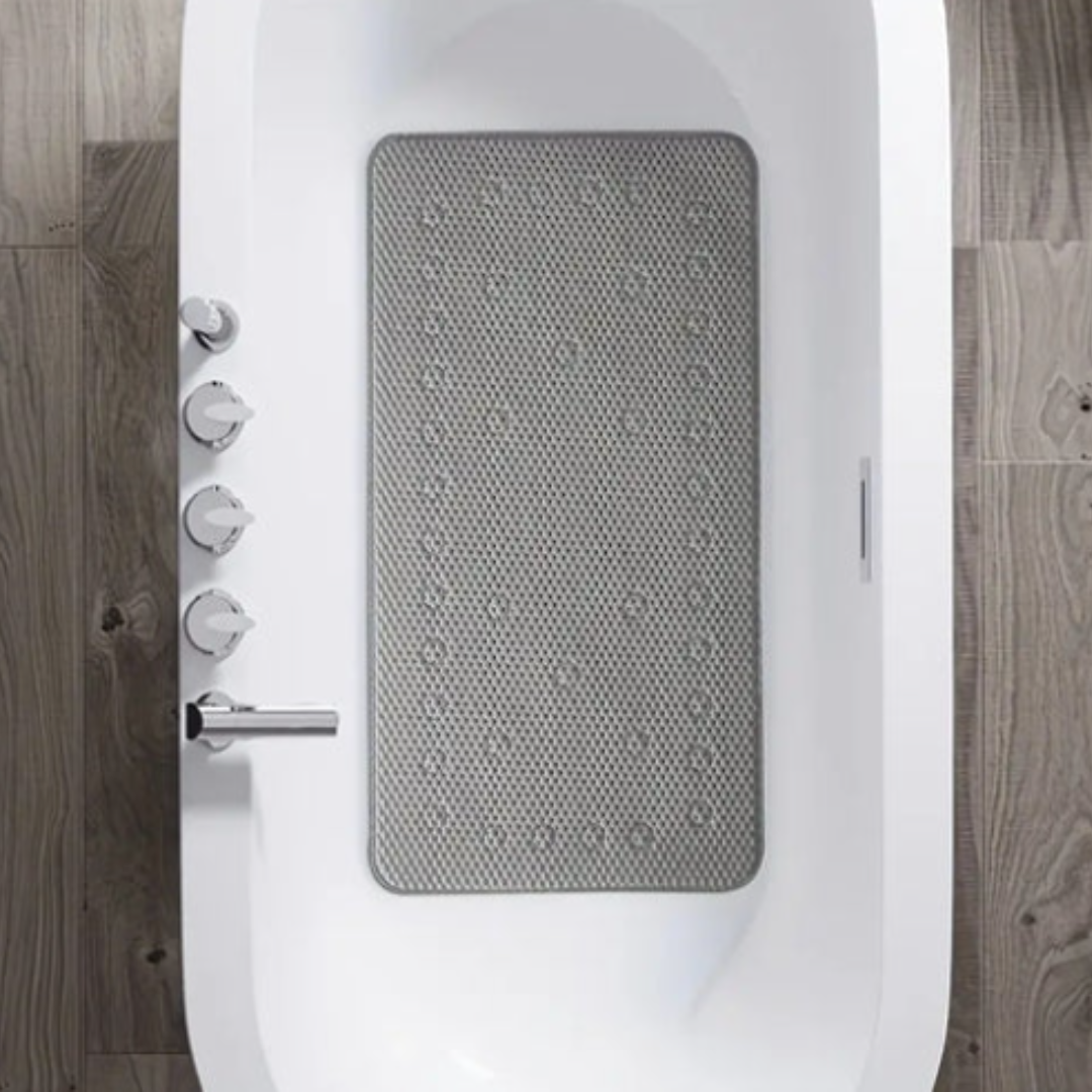 Premium Antirutsch-Badewannenmatte | Weiche rutschfeste Badematte mit Saugnapf-Technologie