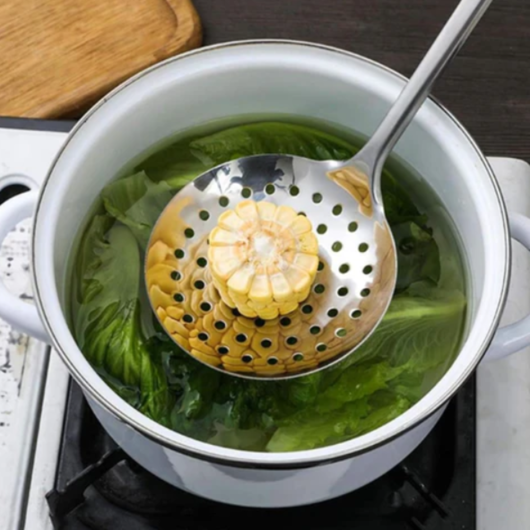 Premium Edelstahl Küchenutensilien | 5-teiliges Kochbesteck Set