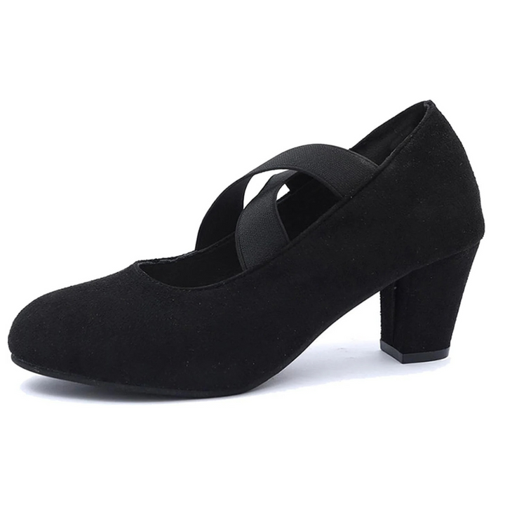 Franziska Oktoberfest Pumps | Trendige Leoparden-Samt Pumps mit Riemchen für Damen