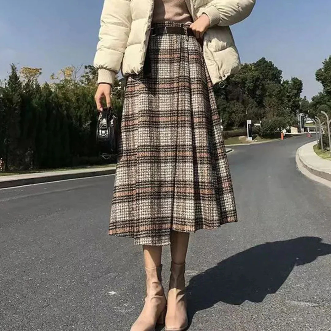 Gabriele Karorock Oktoberfest | Eleganter Damen Rock mit Glencheck-Muster