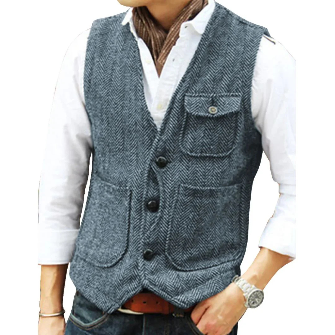 Alexander Tweedweste Oktoberfest | Elegante Herren Weste im Vintage-Style