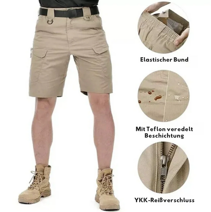 Sommer Outdoor Cargo Shorts | Schnelltrocknende Herren Shorts mit Reißverschluss