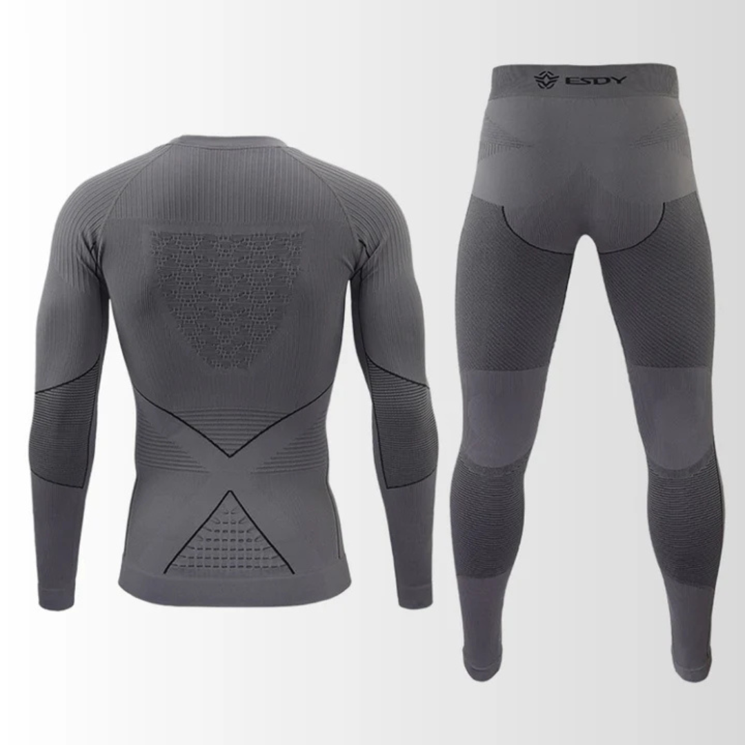 Thermische Funktionsunterwäsche für Herren - Thermo Set für Kalte Tage