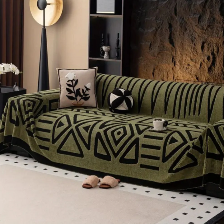 Luxury Maze Sofahusse | Stilvoller Schutz vor Flecken und Tierhaaren