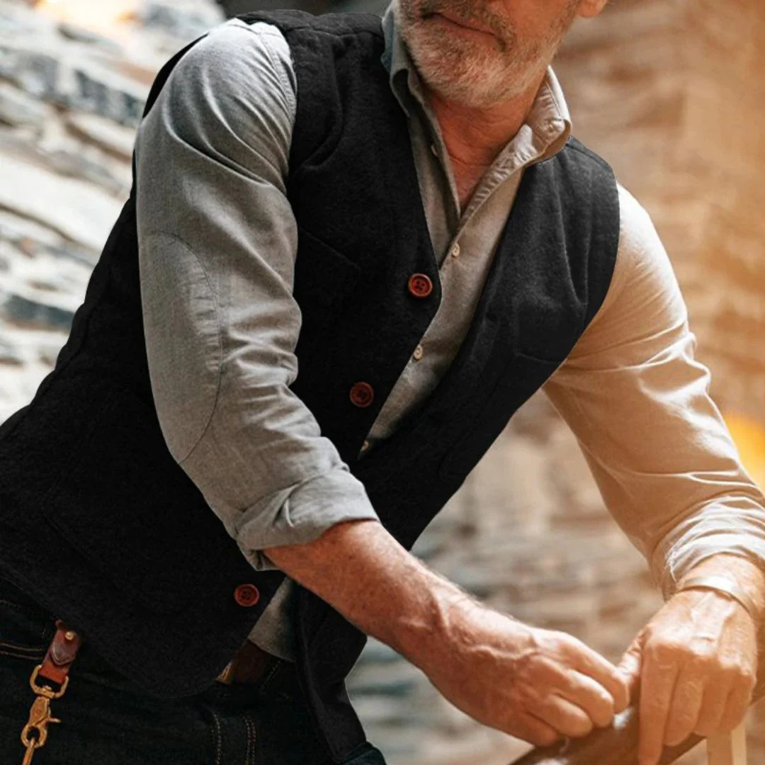 Matthias Strickweste Oktoberfest | Elegante Herren Weste im Casual-Style