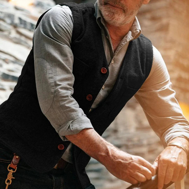 Matthias Strickweste Oktoberfest | Elegante Herren Weste im Casual-Style