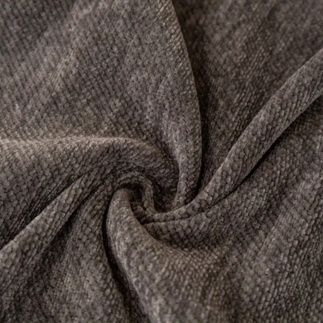 Safari Tiger Chenille Sofabezug | Wendbare Premium-Sofaabdeckung mit Tigermuster