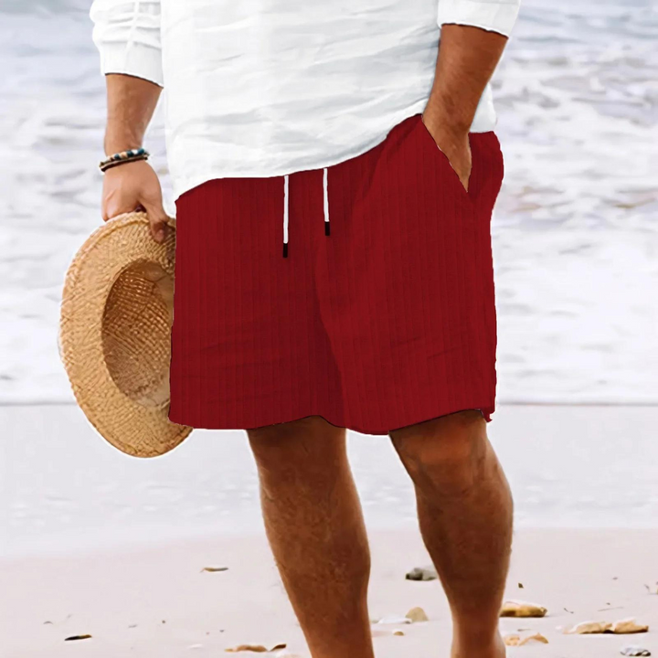 Lukas Shorts | Baumwoll-Leinen-Shorts im Doppel-Taschen-Stil für Strandkleidung