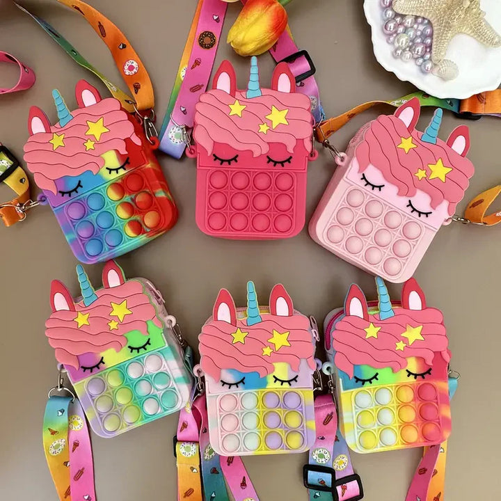 Unicorn Pop-it Tasche