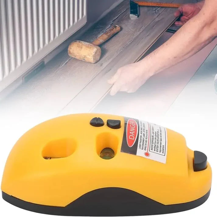 90° Laser-Wasserwaage | Präzise Ausrichtung für Fliesen, Böden &amp; Regale