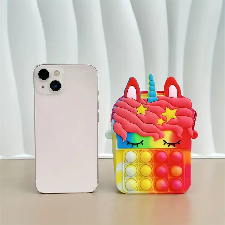 Unicorn Pop-it Tasche