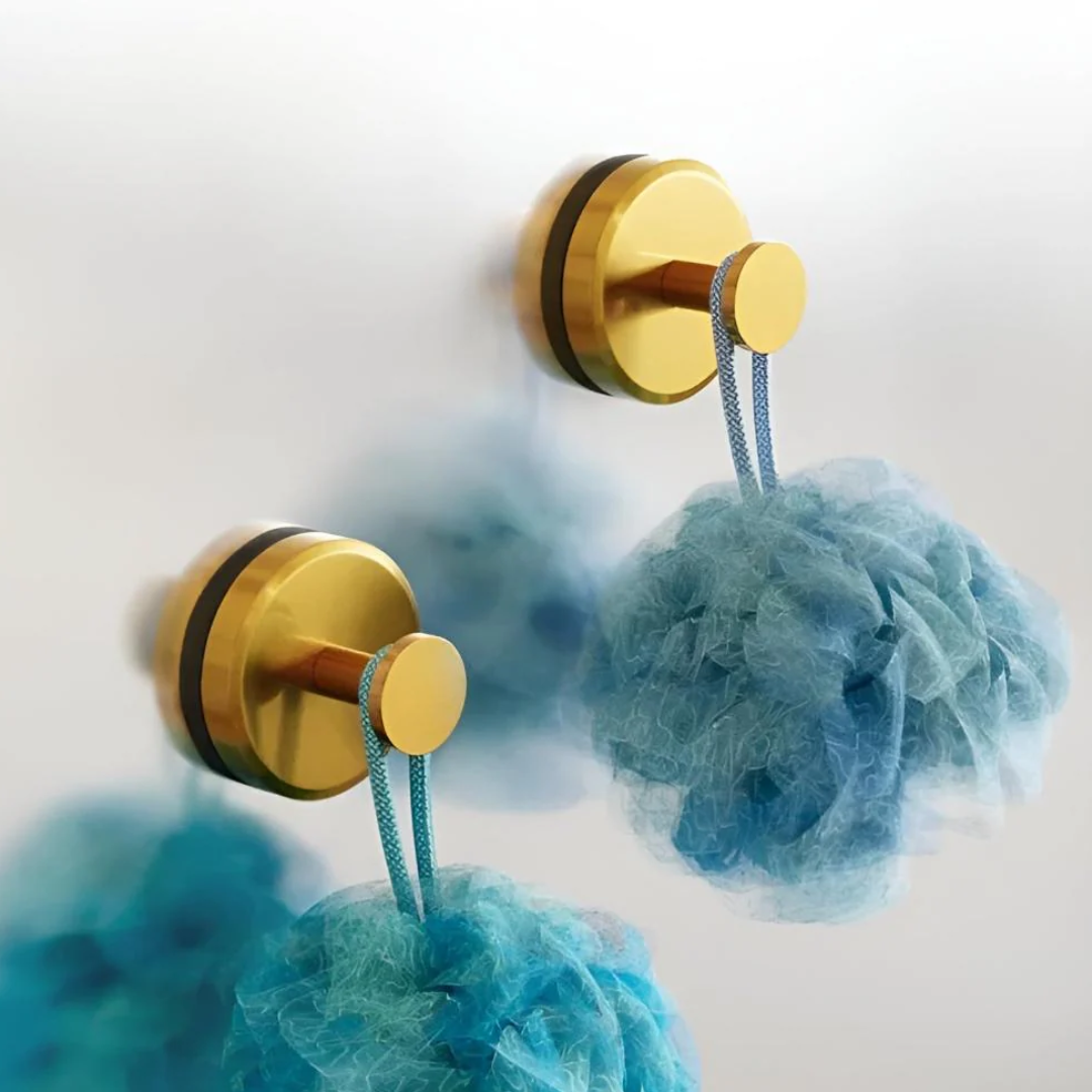 Grip Lock Duschhaken | Schadenfreie Vakuum-Wandhaken ohne Bohren für Badezimmer