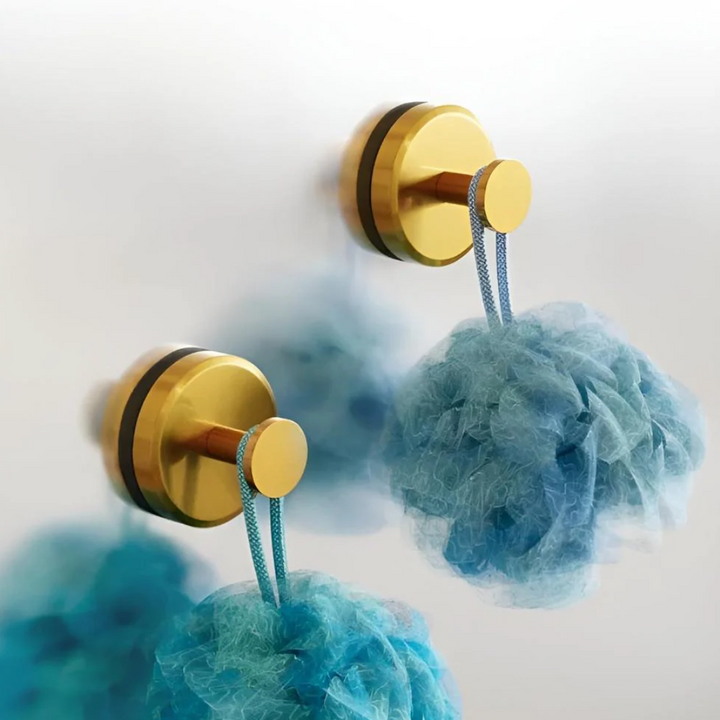 Grip Lock Duschhaken | Schadenfreie Vakuum-Wandhaken ohne Bohren für Badezimmer