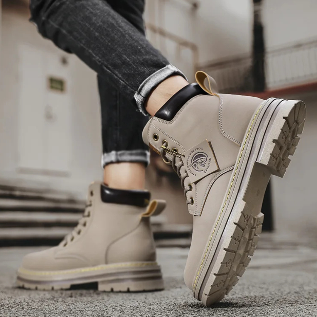 Ultraleichte Delta Stiefeletten für Kalte Tage - Klassische Wasserdichte Schnürstiefel für Herren