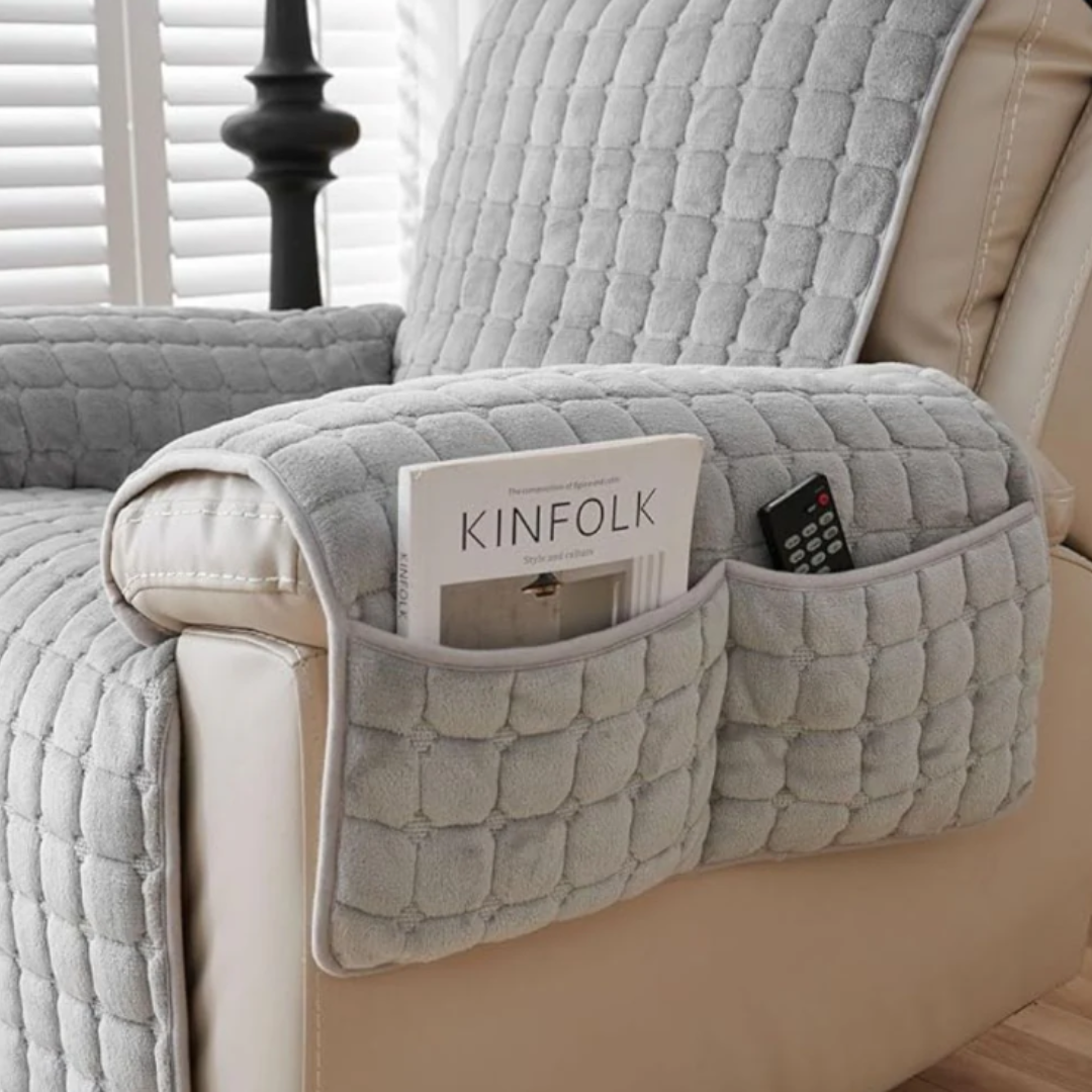 Snug Grid Relaxsessel-Bezug | Gepolsterter Schonbezug mit rutschfester Passform