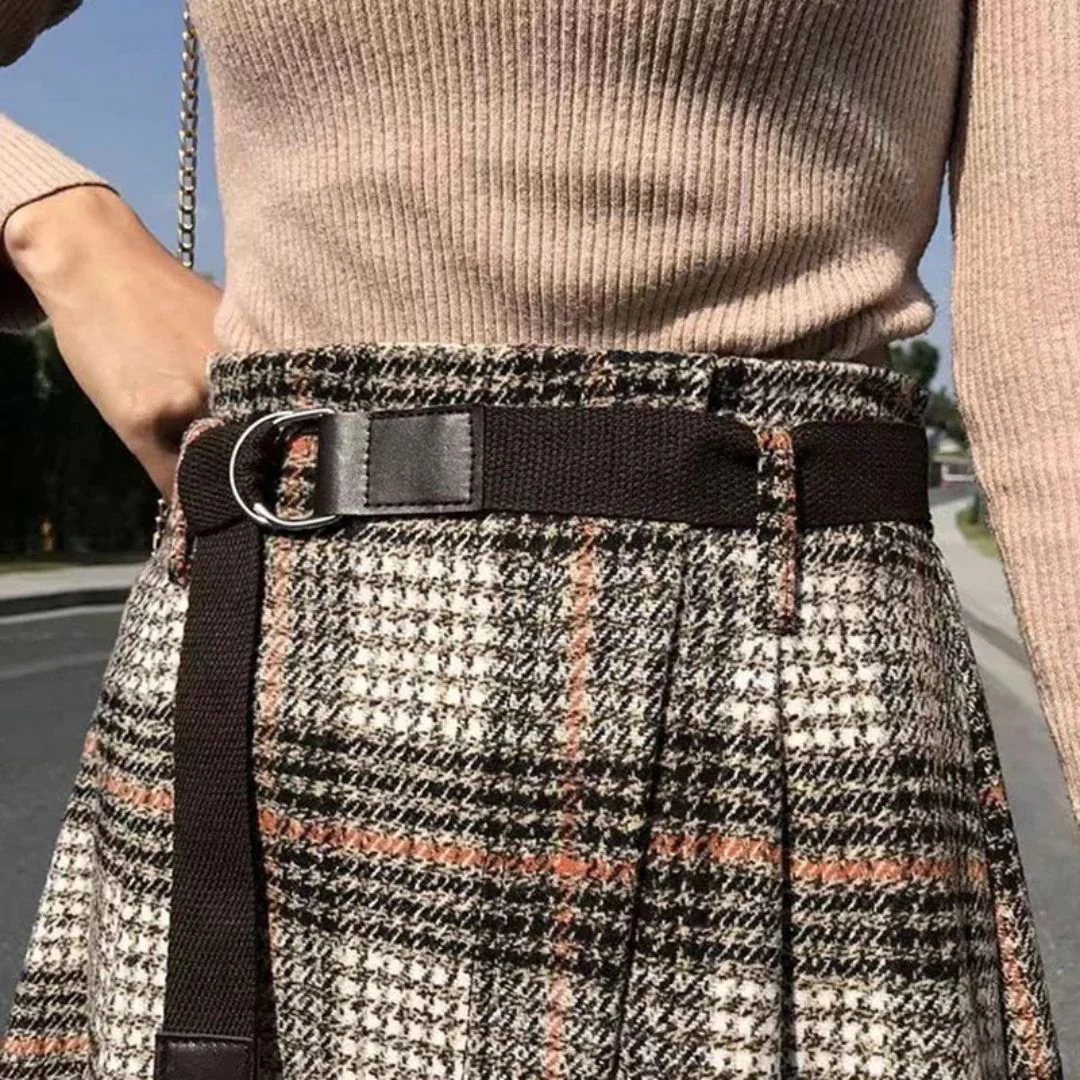 Gabriele Karorock Oktoberfest | Eleganter Damen Rock mit Glencheck-Muster