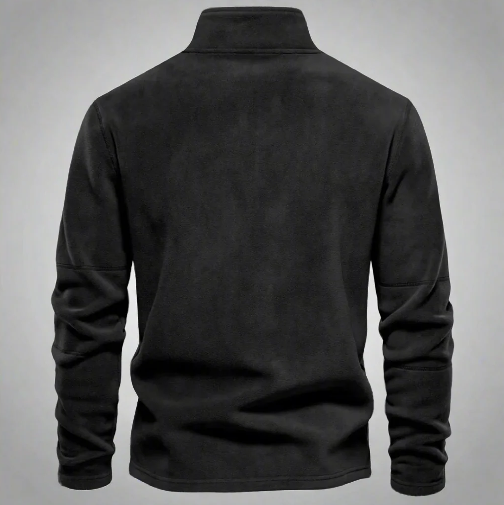 Fleece Pullover Herren | Kuscheliges Design mit halbem Reißverschluss