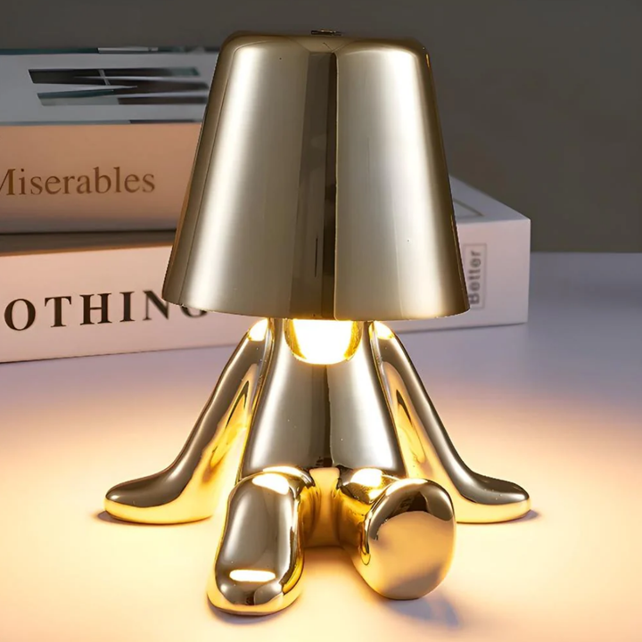 Thinker Designer-Lampe | Kabellose LED-Tischleuchte mit Touch-Dimmer