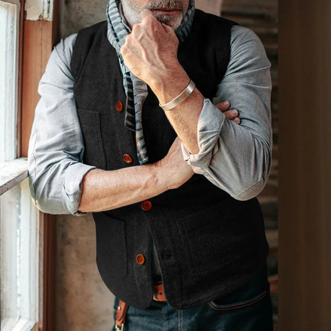 Matthias Strickweste Oktoberfest | Elegante Herren Weste im Casual-Style