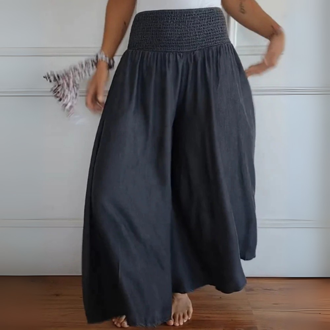 Gisela Palazzo-Hose | Bequeme Weite-Hosen mit High-Waist für Frauen