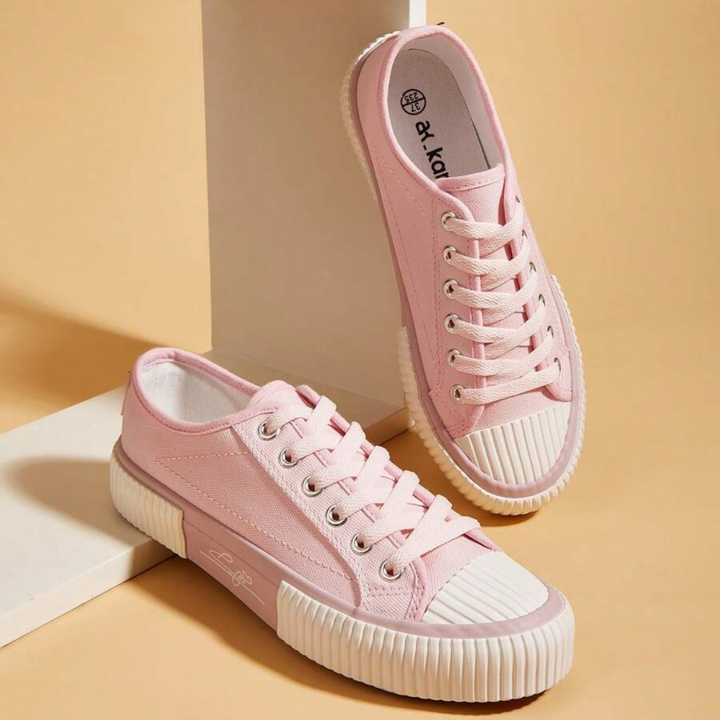 Canvas Sneakers | Sportliche Schnürschuhe für Damen